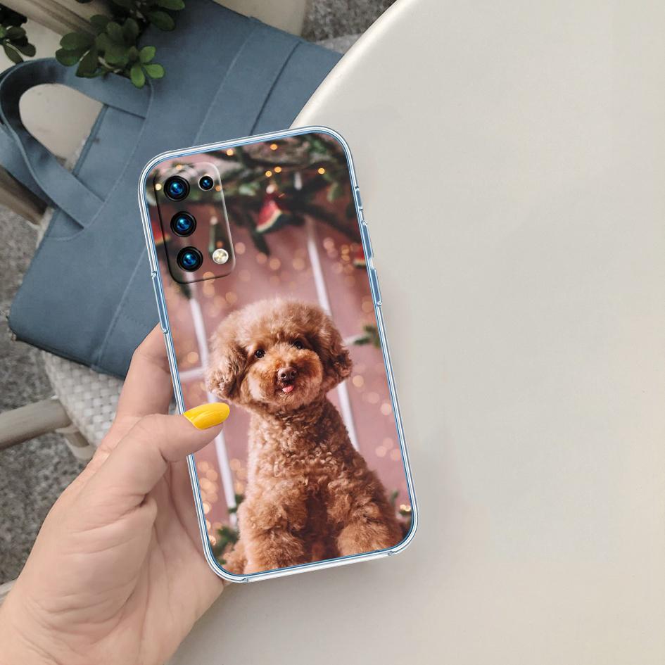 BF49 DOG Poodle Soft Shell Transparent Phone Case for Motorola Moto G7 G8 G9 G84 G85 G73 G24 G15 Z2 Play Power Plus