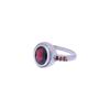 Natural Red Garnet Ring, 925 Sterling Silver Ring, Multi Stone Solitaire Ring, Handmade Women Ring, Promise Ring, Gift For Girlfriend