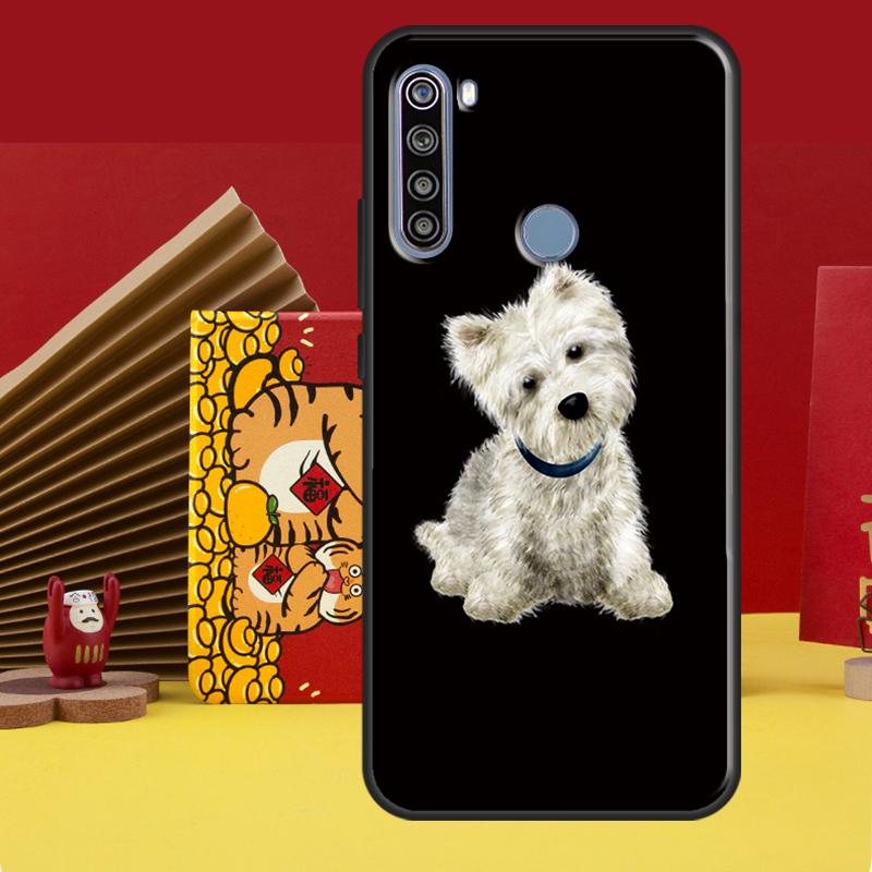 

Maltese West Highland Terrier Dog Case For Redmi Note 12 10 8 9 11 Pro Cover For Redmi Note 12S 11S 10S 9S 8T 9C 10C 12C Coque Redmi Note 8T