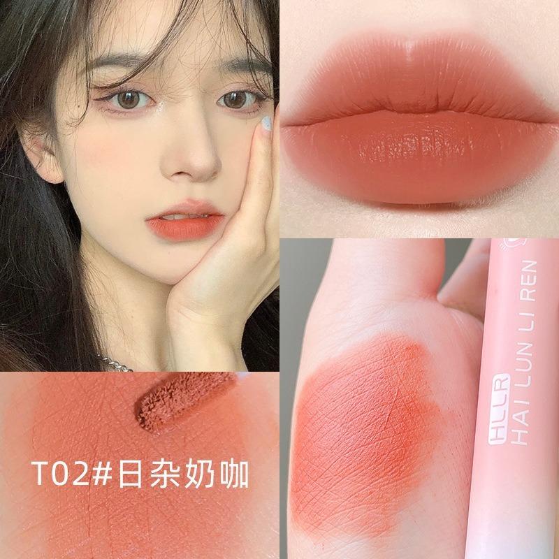 Matte Velvet Lip Glaze Student Brightening Versatile Lipstick Cosmetic