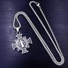 Jewelry European and American Retro Exorcist Cross Titanium Steel Pendant Necklace