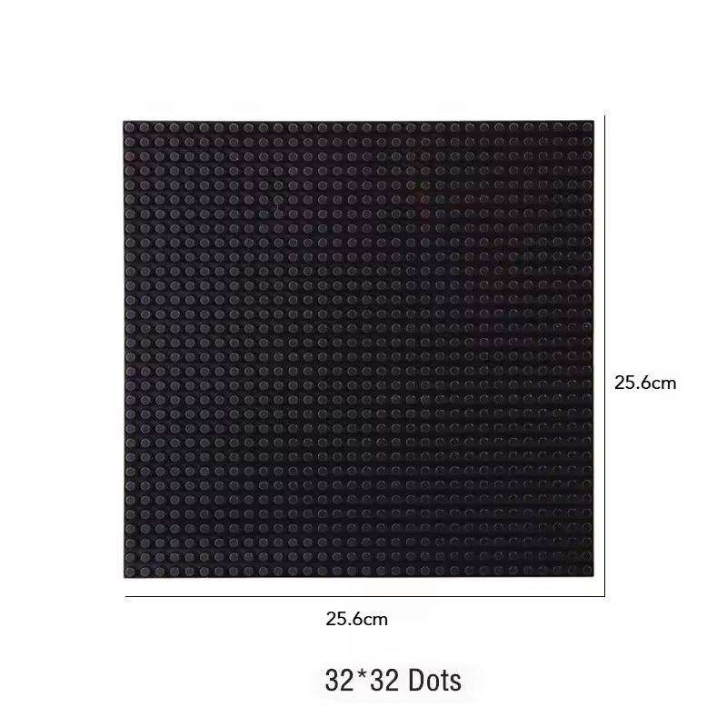 32x32x16x16 Punkte Kinder DIY Stadt Bau Basisplatten Kunststoff Steckmontage Baustein Basisplatte Unterhaltungsspielzeug