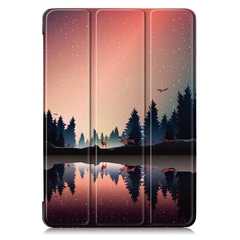 For Samsung Galaxy Tab S8 S7 Plus S7 FE SM-T970 S9 12.4 Inch Magnetic Trifold Stand Cover Funda for Galaxy Tab S6 Lite Case
