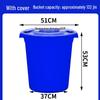 Large Food-Grade Plastic Water Storage Bucket - Extra Capacity & Thickened Design