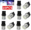 10-2pcs T20 W21W 7443 7440 LED 64-SMD 1206 LED for Car Bulbs 12V Brake Signal Lamp Brake Reverse Parking Light 64-SMD White