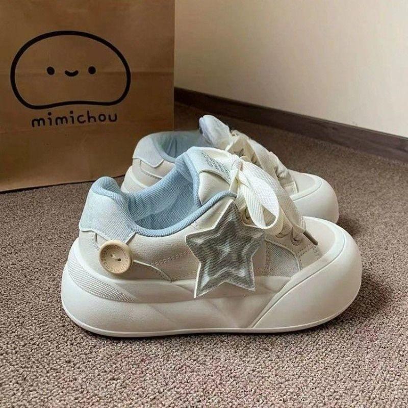 Zhao Ruth niche board shoes women's summer new milk fufu little white shoes versatile casual shoes women's round head