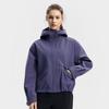 FILA Fitness Series Fashionable Multifunctional Outdoor Loose Hooded Jacket Women jackets Purple A11W541705FPU