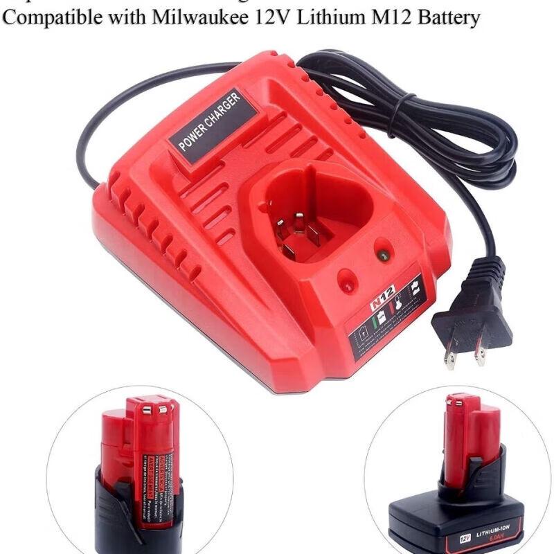 Milwaukee M12 12V Lithium Battery Fast Charger