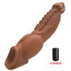 Reusable Extend Penis Enlargement Sleeve Vibrator Cock Ring Reusable Condoms Sex Toys for Men G Spot Vibrating Delay Ejaculation