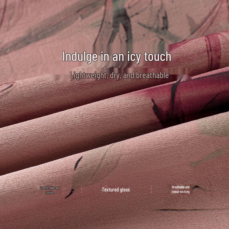 Elderly Women's Summer Breathable Lapel Short Sleeve Set