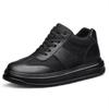 Invisible Height Boost Men's 8cm Breathable Thick Sole Running Casual Dad Shoes, Sports Board Shoes, White.