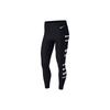 Solid Logo Print Fitness Pants Women Bottoms Black BQ3259-010