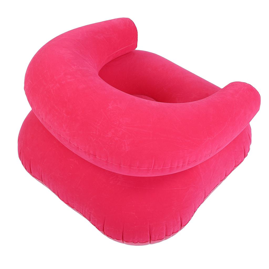 Nafukovací pohovka Ch Nafukovací přenosná pohovka Jednoduché křeslo s područkou pro Balkon Podlahové sezení PVC Vločkování