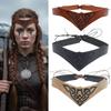 Cosplay Middeleeuwse Ridder Hoofdband Viking PU Leer Hoofddeksel Voor Rollenspel Spellen en Kostuum Evenementen