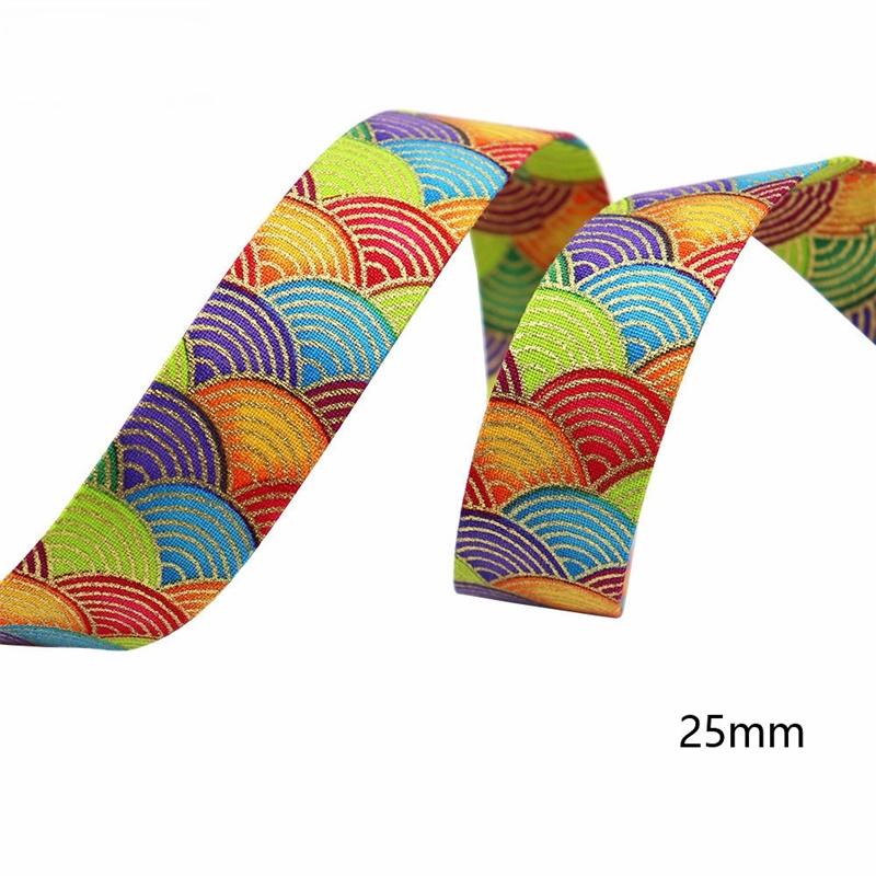 1m Flowers Ribbon Press Cloth Strip DIY Handmade Materials Headwear Hair Bows Clothing Shoes Hats Crafts
