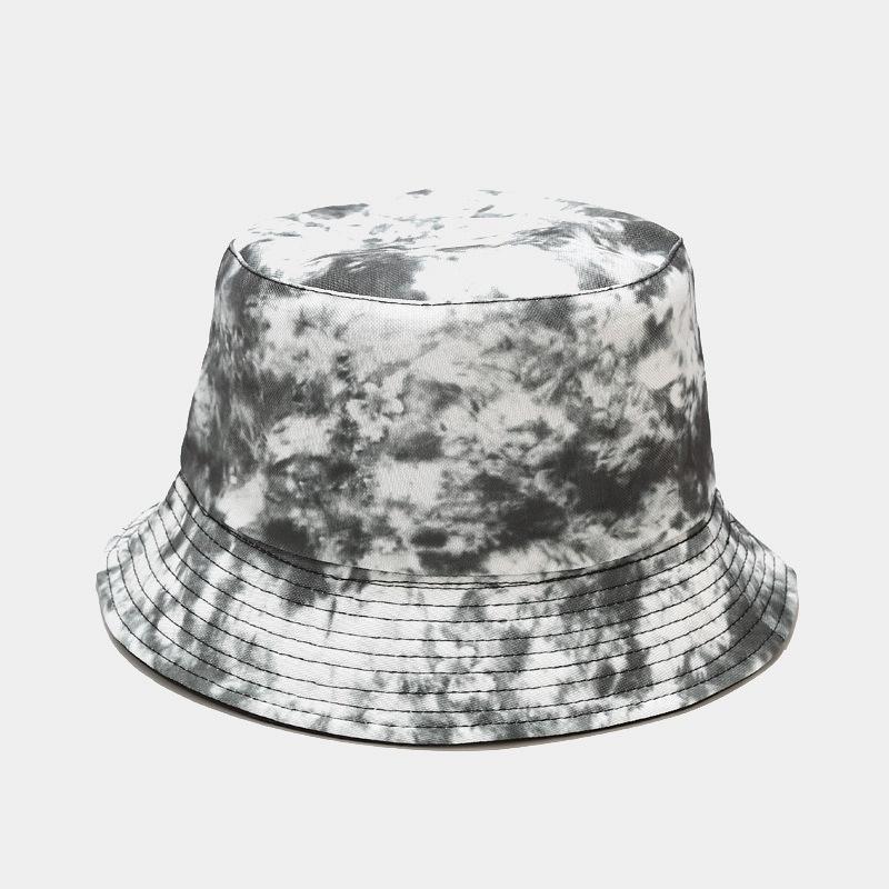 3D Printed Pattern Fisherman Hat Tie Dye Double-sided Basin Hat for Men Women Summer Outdoor Sun Protection Sunshade Hat