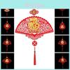 Eleganter chinesischer Neujahrs-Anhänger mit Segenswunsch für wohlhabende Frühlingsfest-Dekorationen