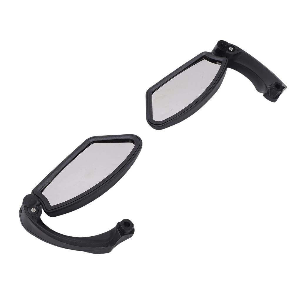   Stainless Steel Cycling Rearview Mirror, Foldable Ajustable Rotatable Safe Bike Mirror With ABS Design For  s, Mountain Bikes, Electric Scoote