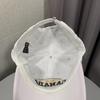 Four Seasons American Retro Burgundy Versatile Baseball Cap Men'S Canada English Embroidery Patch Cap Children