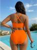 2026 Plus Size European & American Two-Piece Bikini - New Style & Sexy Beachwear