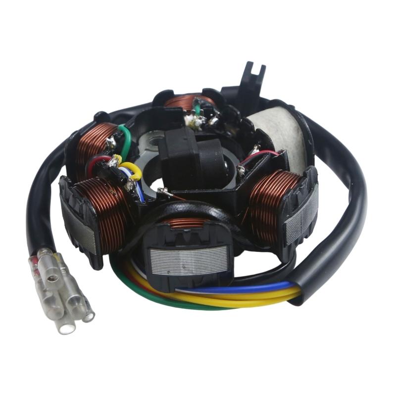 Motorcycle Ignition Stator Magneto Coil Modified For 139QMB 147QMD 152QMI 157QMJ GY6 49cc 50cc 110cc 125cc 150cc Scooter Moped