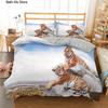 Comforter 3D Printed Bedclothes Tiger Single Twin Double Queen Size Bedding Set Comforter Set Animal Bedding Set