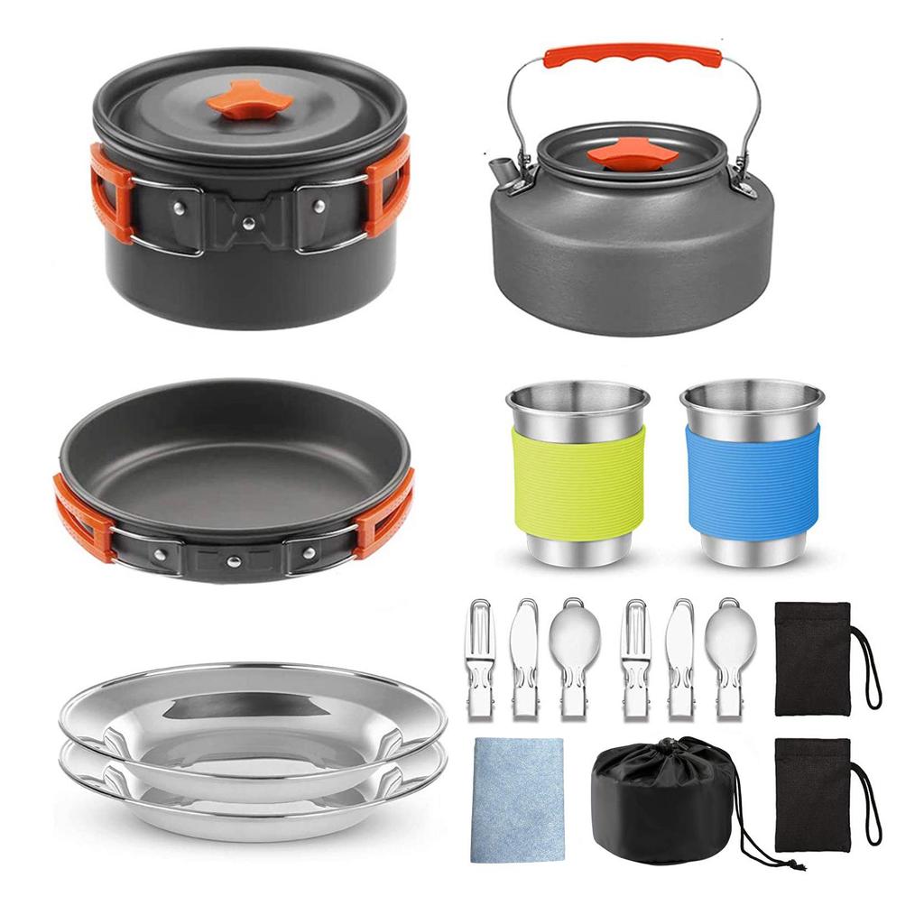 New Outdoor Cookware Set: Camping Teapot & Kettle Combo