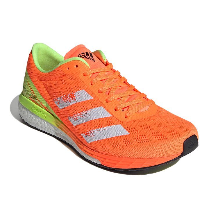 Adidas Adizero Boston 9 Comfortable Mesh Synthetic Leather TPU Shock Absorption Non-Slip Wear-Resistant Low-Top Running Shoes GZ0310