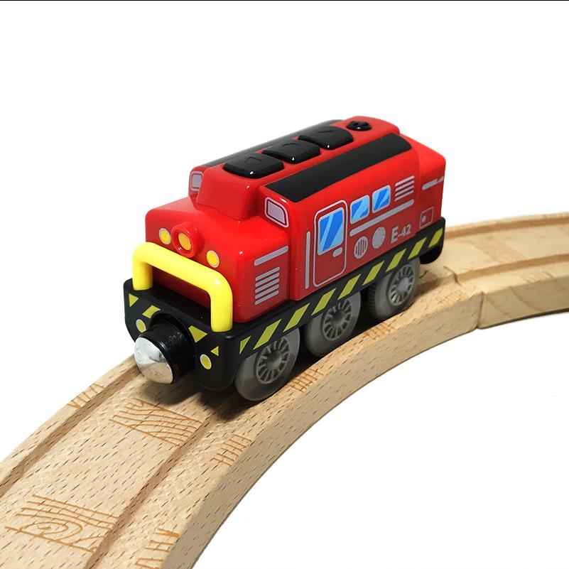 Updated style Kids Electric Train Toys Magnetic Slot Diecast Electronic Toy Birthday Gifts For Kids Fit track wooden track W615