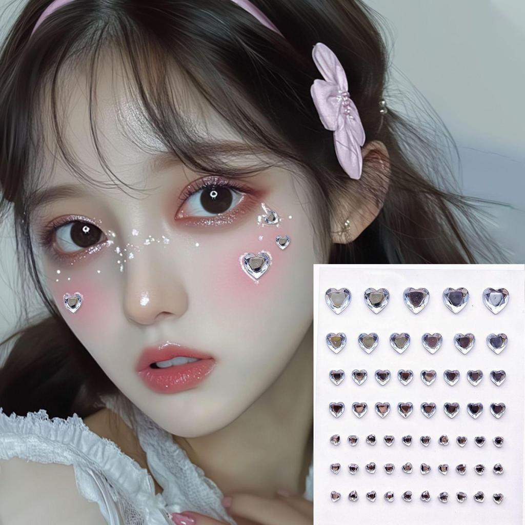 Love Diamond Crystal Stickers for Girls - Handmade DIY Gem Decorations