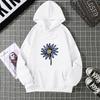 Simple Beautiful Sunflower Printed Women Hoodies Harajuku Fleece Hoody Fashion Loose Sportswear Pocket Autumn Woman Clothes