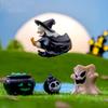 14 Pcs Mini Ghost Halloween Resin Figures Animals Garden Decor Dollhouse Micro Landscape Accessories
