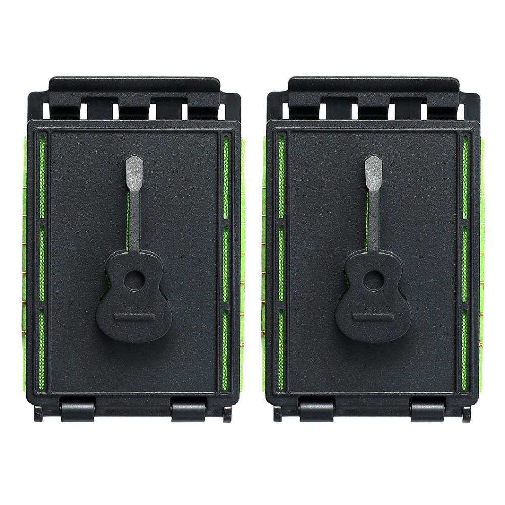 

2Pcs Efficient Guitar String Cleaner Brush Ergonomic Guitar Fretboard Rub Violin 2Pcs