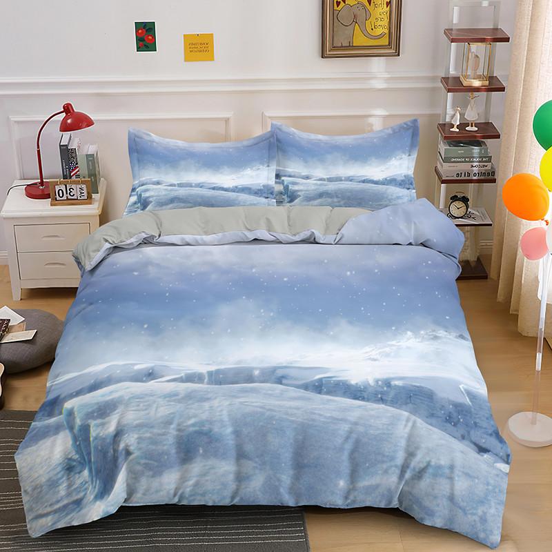 Glacier Wonder 3D Printed Bedding Set Single Double Queen King Duvet Cover With Pillowcase 2/3pcs Bed Sets Home Textile