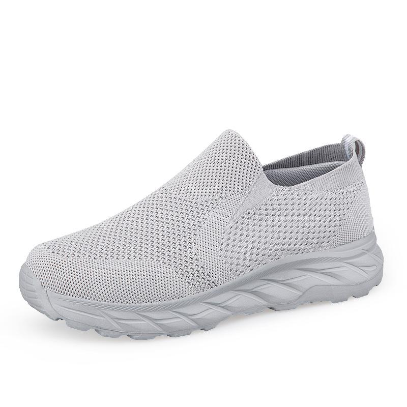 High Quality Women's Shoes Sneakers Platform Walking Shoes Fashion Knited Casual Loafers Lightweight Men Casual Shoes Size 36-45