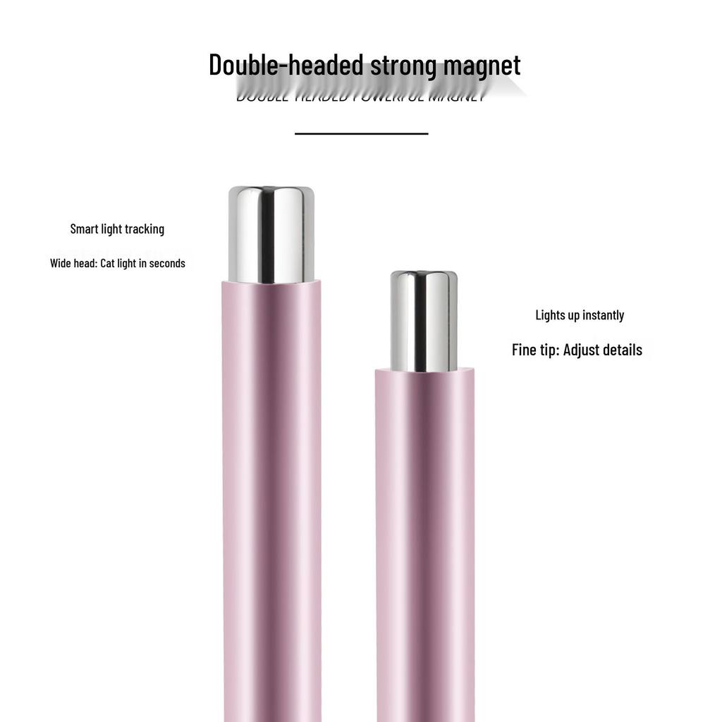 Nail Art Double-Ended Cat Eye Magnet Wand with Steel Balls for Light Glass Beads