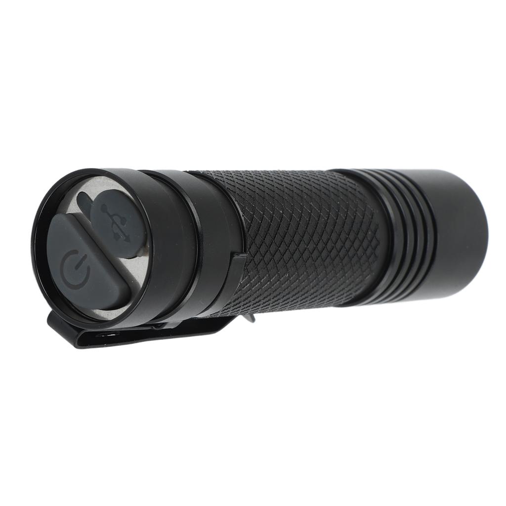 Portable Flashlight High Brightness Type C Rechargeable Multifunctional Pocket Size Torch Light for Camping