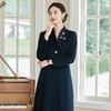 Troloman New Chinese Style Women's Long Wool Coat