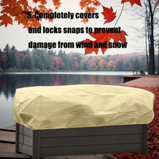 Rectangular Planter Box Protector Protects Plants from Frost Wind Rain Animals Flower Box Cover