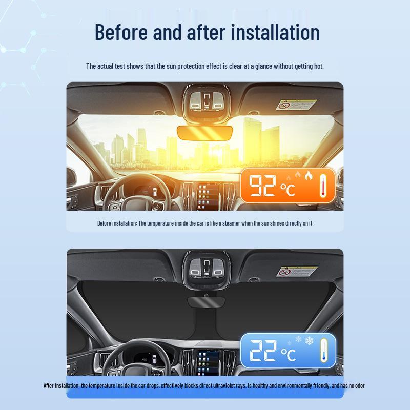 Volvo XC70 Car Sunshade: Heat Insulation, UV Protection & Privacy