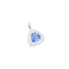 Tanzanite Gemstone 925 Sterling Silver Jewelry Zircon Pendant 0.99" Gift For Her CZP-8-6