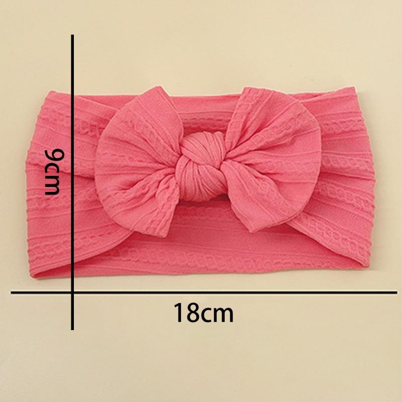 6-color combination set, baby bow fontanelle, baby headband, newborn headscarf, children's nylon headband.