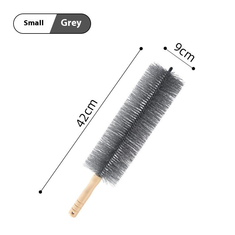 

1 шт. Инструмент для чистки жалюзи и мебели кондиционера с длинной ручкой, щетка для вентилятора, ультратонкая щетина, средство для удаления пыли с внутренних частей вентилятора