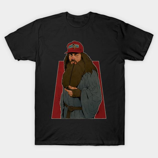 

Men Black Print T-shirt Forrest, The Grey No-Cut Transfer Paper Print Cotton Tshirt S чёрный