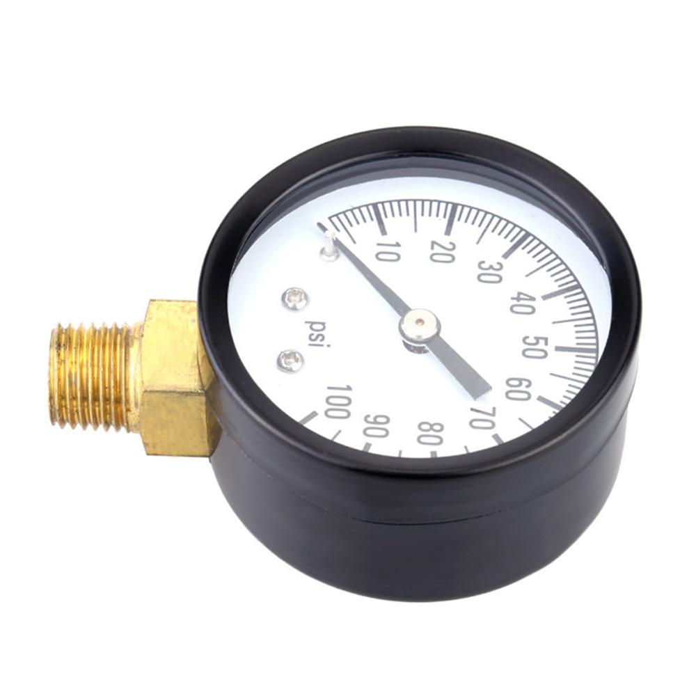 

0 100PSI 1 4 Well Pump Pool Spa Filter Water Pressure Gauge Brass Socket Connection