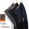 Herren Verdickte Gerade Business Casual Hose
