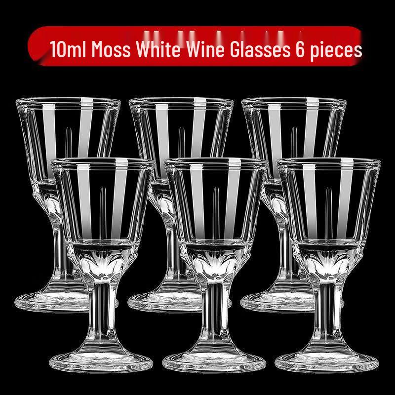 Handmade Glass Spirit Decanter and Shot Glass Set