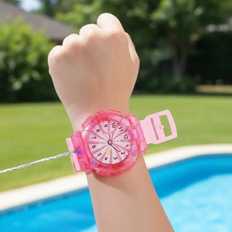 2 Pezzi Orologio da Polso Giocattolo Squirta Acqua Pistola ad Acqua Divertente Sparatutto Scherzo Per Estate Piscina Spiaggia Festa Gadget Per Adulti e Bambini