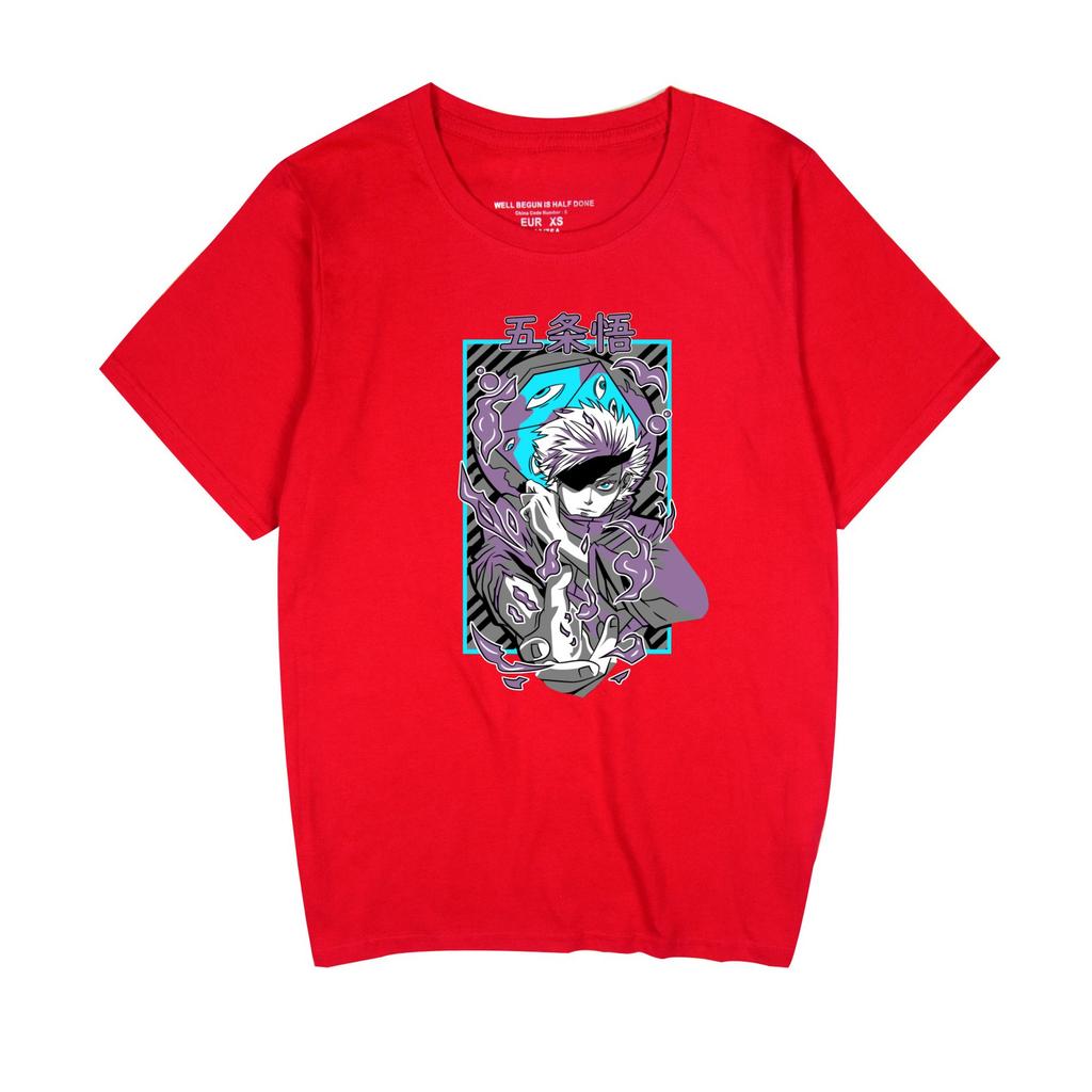 New Anime Jujutsu Kaisen Printed Men's T-shirt Unisex Casual Fashion Street Harajuku Style Short-sleeved Tops T-shirt