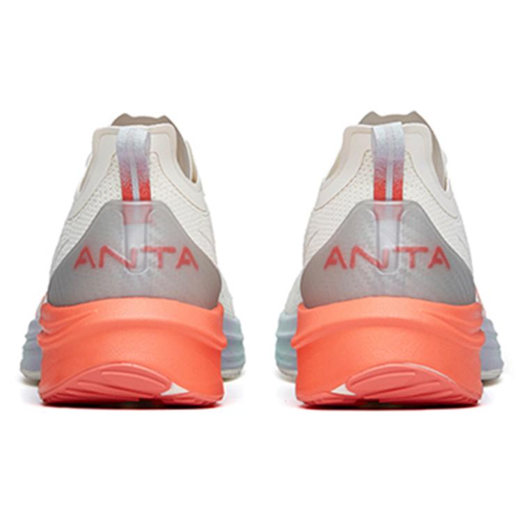 New Anta MACH Mach 1.0 Breathable Low Top Running Shoes Women's Ivory White 122215566-3